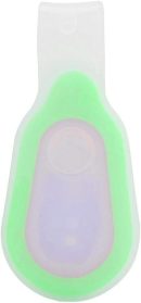 Night Light Nurse, Hands-Free  Torch Clip on Clothing, Outdoor Waterproof Portable  Magnet/Magnetic Lights, Mini Night Light, Running Button, Silicone Clip Lamp for Cam Climbing, Green