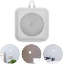 Night Light, Motion Sensor, Magnetic, Battery Operated, Round, White, Ideal for Stairs, Cupboards, Bathrooms, Bedrooms, Kitchens 3 x AAA Not Included