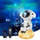 Astronaut Star Projector Night Light, Galaxy Nebula Night Light Projector With Bluetooth Speaker and Remote Control, 360° Rotation Magnetic Head Moon Night Light Projector for Bedroom, Game Room