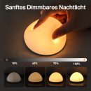Children's Night Light,  Silicone Nursing Light, Bedside Lamp, USB Rechargeable, with Timer, Dimmable Touch Cot Night Light, Children's Bedroom Decor, Children's Gifts