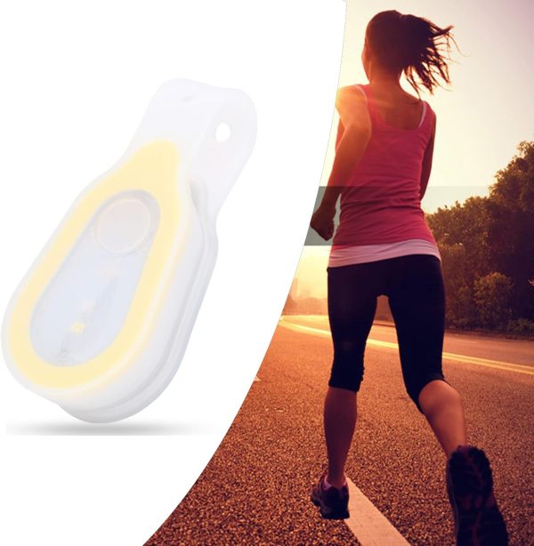 Running Light, Waterproof Outdoor Portable  Mini Nighttime Silicone Clip Light, Collar Clip and Magnetic Night Light Design, 3 Light Modes, Suitable for Camping, Hiking - Image 2